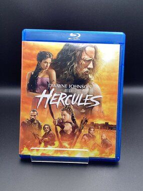Hercules Blu-ray 2014 Dwayne Johnson Action Adventure Film Used Complete in Box!